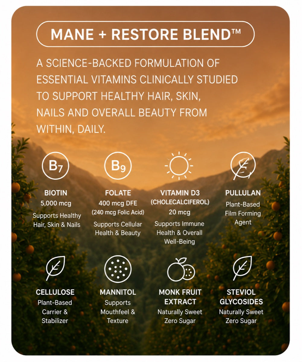Mane + Restore ingredient blend