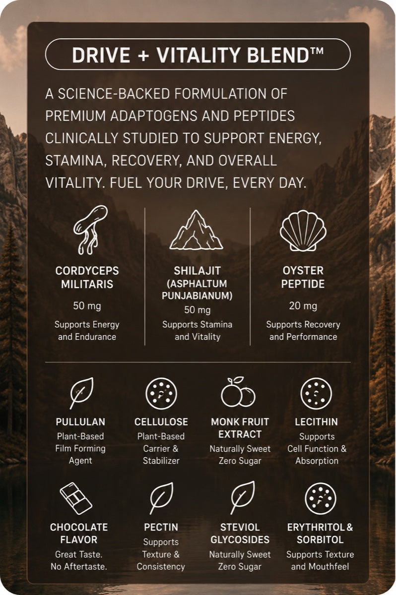 Drive + Vitality ingredient blend