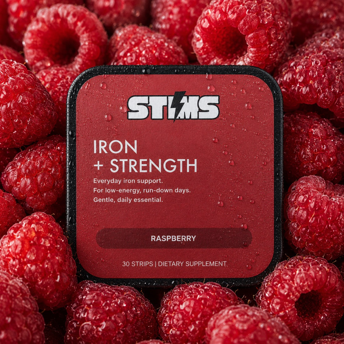 STIMS Iron + Strength tin